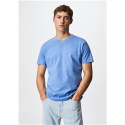 Camiseta básica algodón sostenible -  Hombre | MANGO OUTLET España