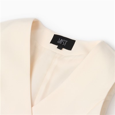 Жилет женский MIST: Classic Collection р. 46, бежевый