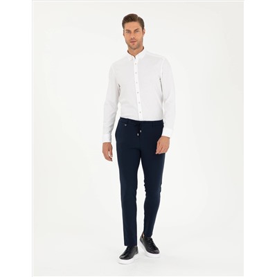 Navy Blue Classic Classic Jogger Pants