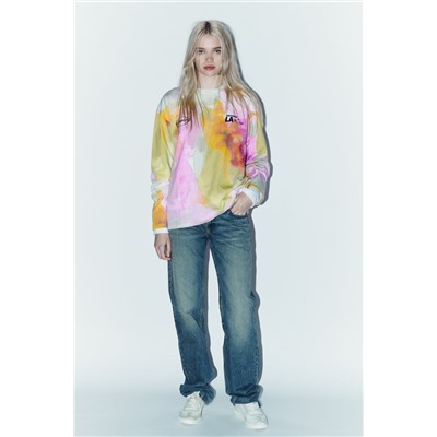 CAMISOLA TIE-DYE ESTAMPADA