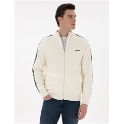 Ecru Comfort Fit Nititual Cardigan