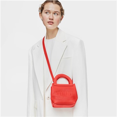Bolso saca Dora - cuero - rojo