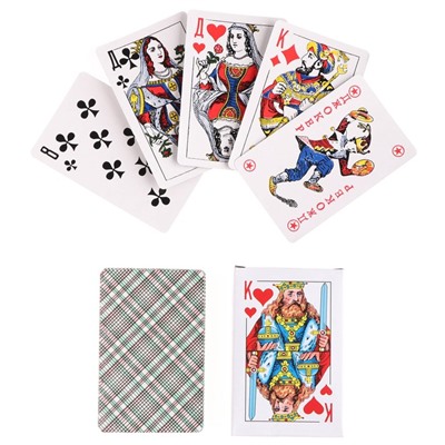 Карты игральные 54 шт "Король", карта 8.5 х 5.5 см, 250 г