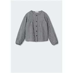 Blusa cuadros vichy -  Niña | MANGO OUTLET España
