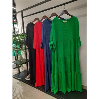 Платье 1402  plus size 4 цвета