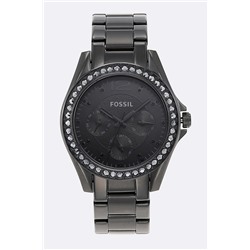 Reloj de cuarzo de acero - Negro