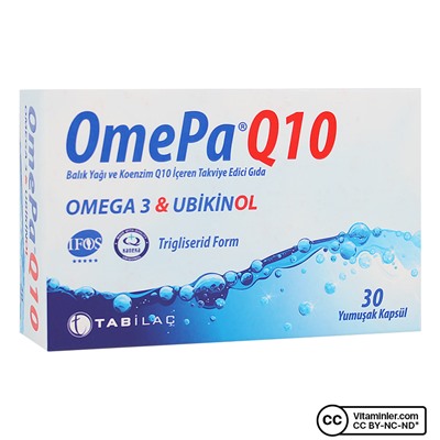 Omepa-Q10 Omega 3 Ubiquinol 30 капсул