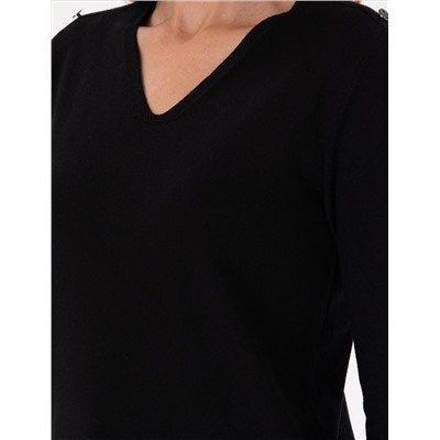Черный бывший Slim Fit Basic Kazakh