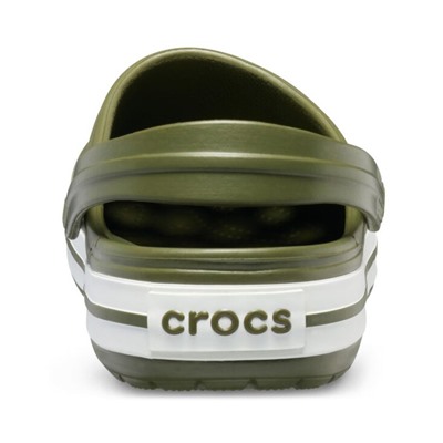 Crocband Clog Army Green/White