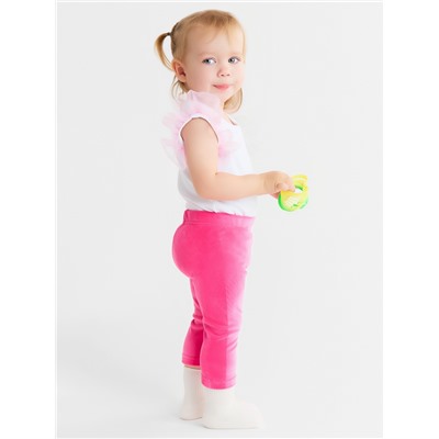 Брюки (леггинсы) Крошка Я Plushy, р. 80-86 см, фуксия