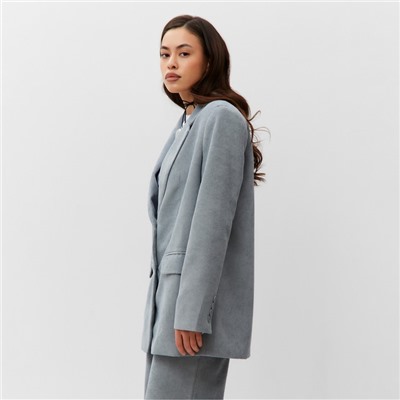 Пиджак женский MIST Velvet,р. L-XL серый