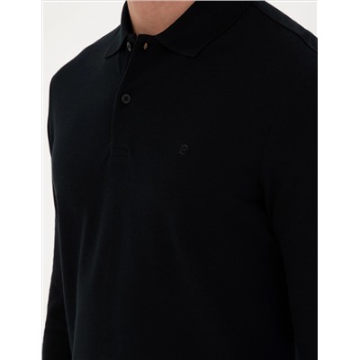 Black Slim Fit Basic Whothirt