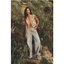 JEANS Z1975 WIDE LEG TIRO ALTO