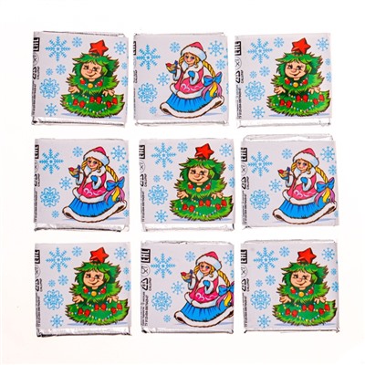 Шоколадная фигурка новогодняя "С Новым годом!", МИКС, 5 г