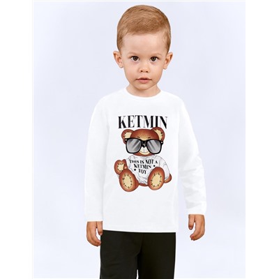 Лонгслив детский KETMIN МИШКА TOY цв.Белый