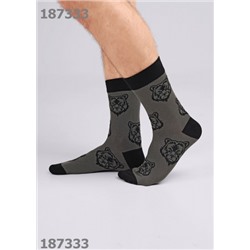 CLEVER Носки муж.К3421 23Ф хл+эл