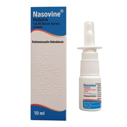 NASOVINE nazal sprey(10 ml)(аналог Тизин) 	Ksilometazolin Hcl