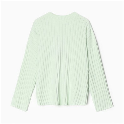 Джемпер вязаный женский MINAKU:Knitwear collection цвет фисташковый, р-р 50-52