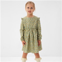 Платье для девочки MINAKU: Cotton collection цвет фисташковый, р-р 104