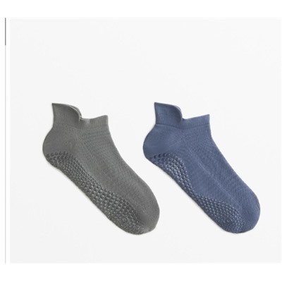2 pares de calcetines sneaker yoga y pilates mezcla poliamida