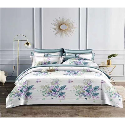 10 цветов Евро Комплект постельного белья  Bella Home STRIPE SATIN Цветной 3D дизайн нужный цвет в комментариях