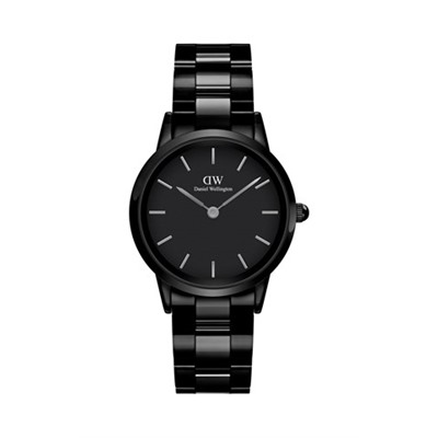 Reloj de cuarzo de acero Iconic Link Ceramic - 28 cm - negro