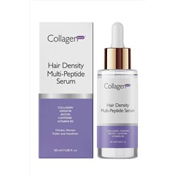 Сыворотка против выпадения волос Collagen Forte Platinum 50 мл, содержит коллаген, биотин, витамин B5 и кератин