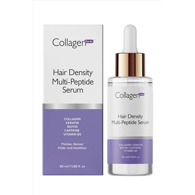 Сыворотка против выпадения волос Collagen Forte Platinum 50 мл, содержит коллаген, биотин, витамин B5 и кератин