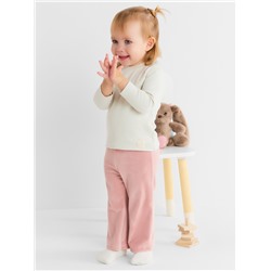 Брюки Крошка Я Plushy, р. 86-92 см, розовый