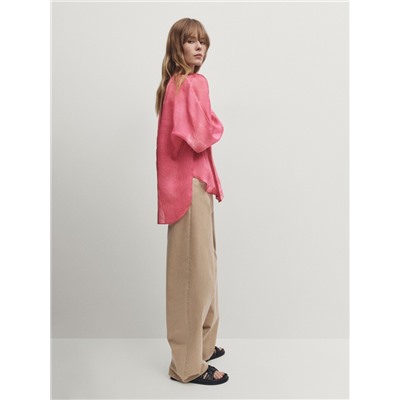 Camisa ramio color block