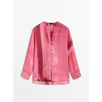 Camisa ramio color block