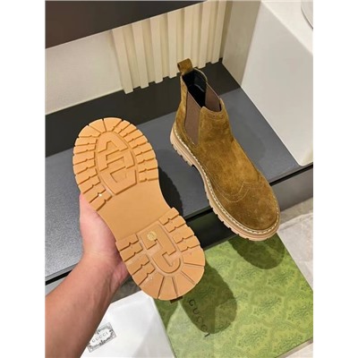 Мужские ботинки челси Gucc*i 💛  Реплика 1:1