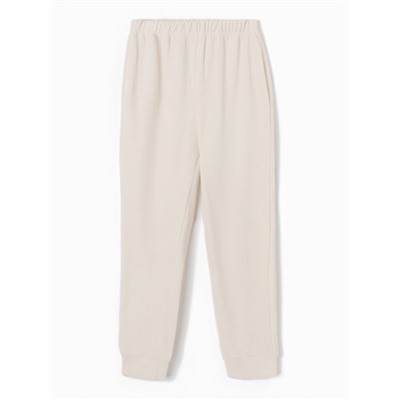 Брюки флисовые мужские спортивные MINAKU: Fleece Soft цвет бежевый, р-р 46