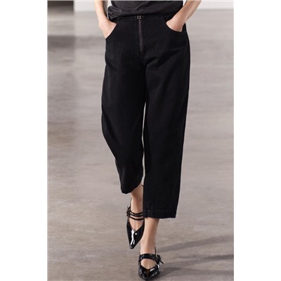 JEANS ZW COLLECTION CROPPED BARREL TIRO MEDIO