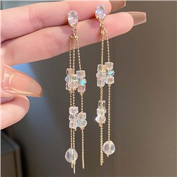 Серьги длинные на гвоздиках арт. 13 2470 (id 270849)