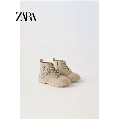 ZAR*A  😍 официальный сайт⚡️ стильные осенние ботинки для маленьких модниц , скидка 50🛍    ✅Цвет: на фото     ✅Материал: pu