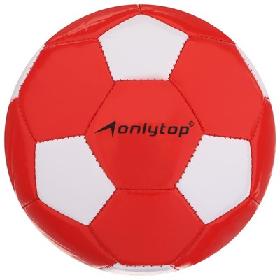 Футбольный мяч ONLYTOP, машинная сшивка, 32 панели, р. 2, EVA, цвет МИКС