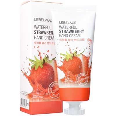 LEBELAGE WATERFUL STRAWBERRY HAND CREAM/ Крем для рук увлажняющий с экстрактом клубники, , 100 мл