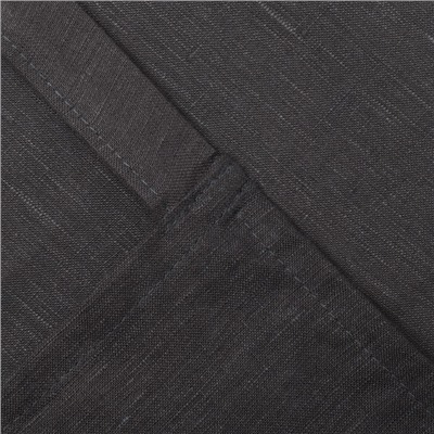 Комплект штор д/кухни с завязками Этель Linen collection,grey,145х180см-2 шт,100% лён