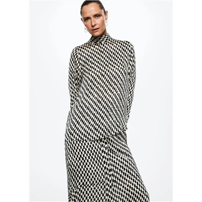 Camisa cuadros lazo -  Mujer | MANGO OUTLET España