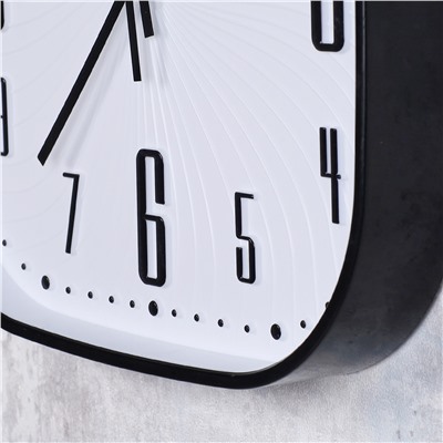Часы настенные 30 см черные / Y8030T19-1 /уп 20/