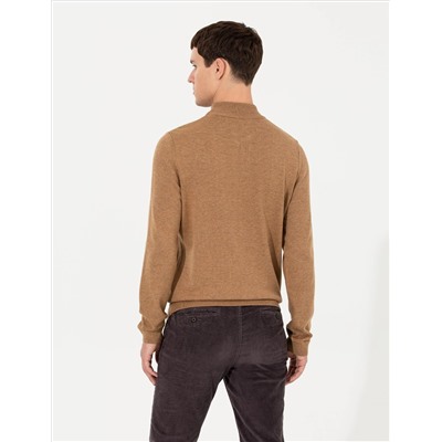 Camel Melanj Slim Fit Half Fisherman воротник