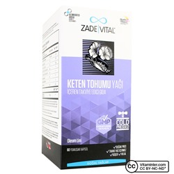 Zade Vital Льняное масло 625 мг 60 капсул