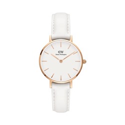 Reloj de cuarzo de piel y chapado en oro rosa Bondi