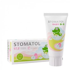 Зубная паста Stomatol Baby профилактическая (0-3), 50г