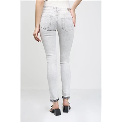 Vaquero skinny fit Luz Coin Zip - Gris