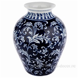 Ваза "Шинуазри Blue" (керамика), D19xH30 см
