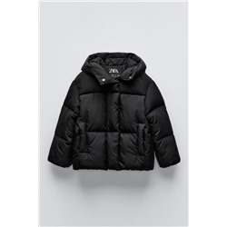 HOODED PUFFER JACKET