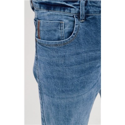 Джинсы мужские прямые F211-0184R голубые