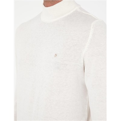 Ecru Slim Fit Half Fisherman воротник основной трикотаж казах
